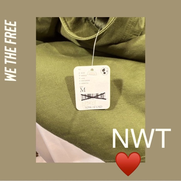 🍂 Free People Farrah Military long Parka Coat Warm Winter Jacket Faux Fur - Picture 15 of 15